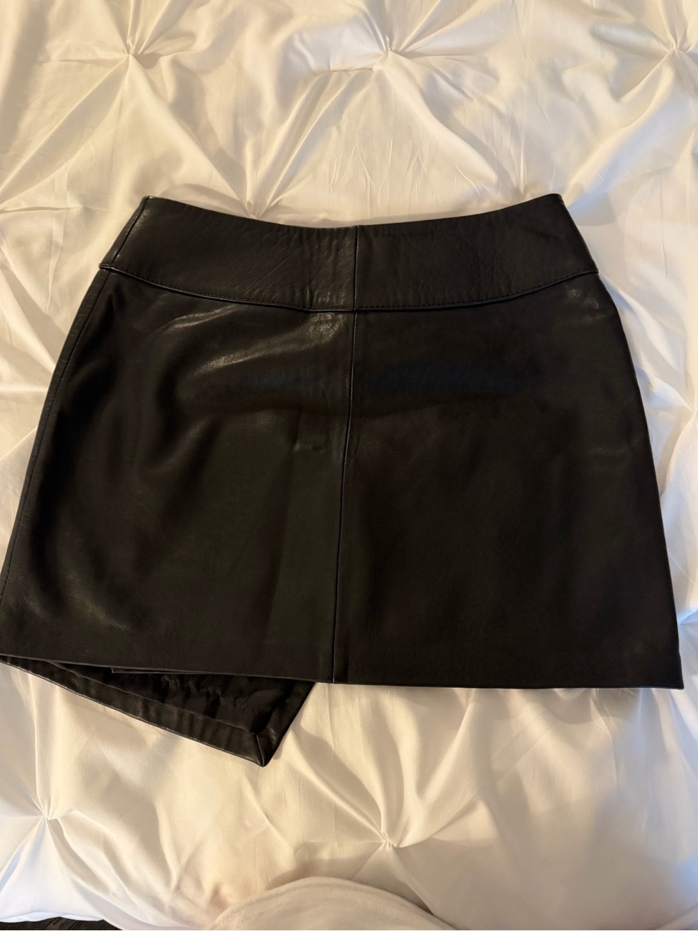 Black Leather Zadig and Voltaire Skirt - Picture 2 of 5